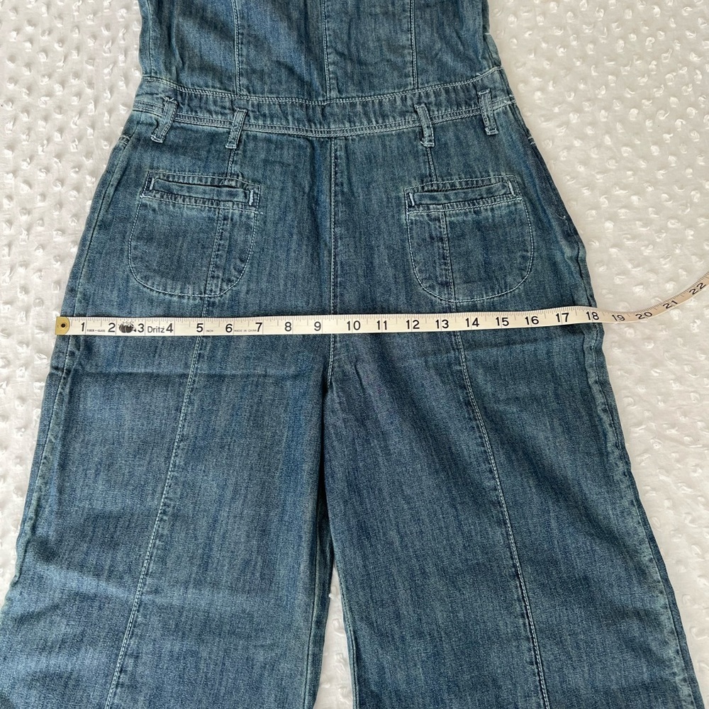 NWT Anthropologie Denim Jumpsuit - Picture 6 of 9